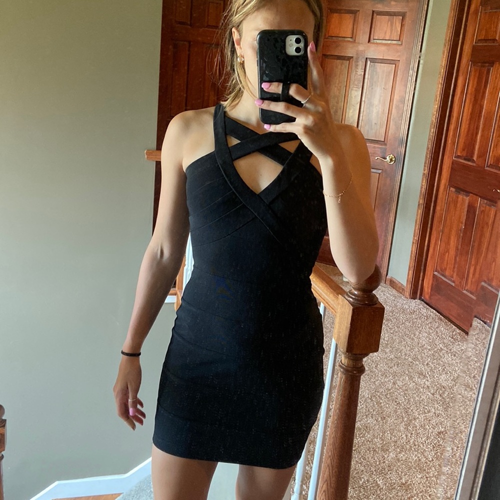 Windsor Black Mini Dress